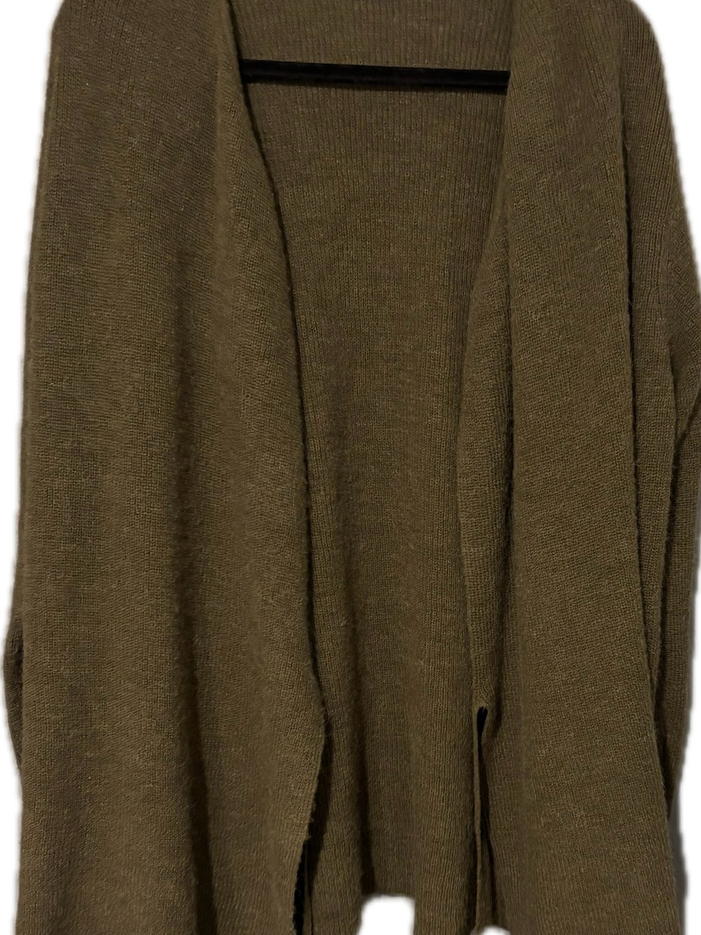 Zara women’s olive green cardigan